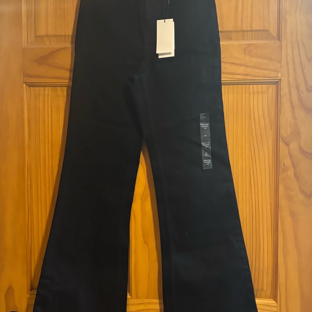 Calvin Klein Black High Rise Flare Jeans